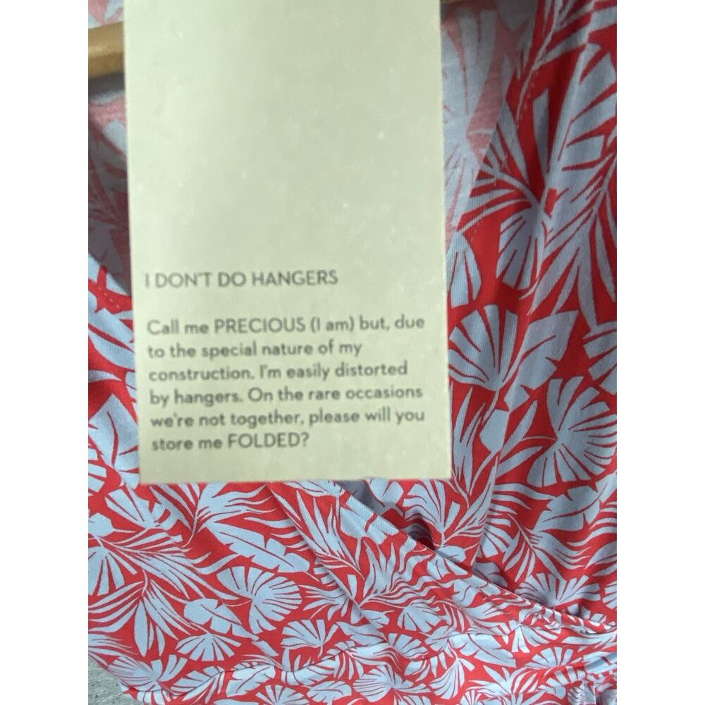 Boden NWTs Lola Jersey Dress Women’s 8 Tropical Pattern Midi Resortwear - Picture 5 of 10